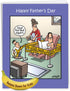 NobleWorks Funny Father's Day Card, 8.5 x 11 Inch, Big Appreciation Humor Notecard for Dads