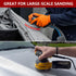 18Pcs 5 Inch 180-3000 Hook and Loop Sanding Sponge Discs Grit Wet Dry Sanding Pads, Foam Sandpaper for Random Orbital