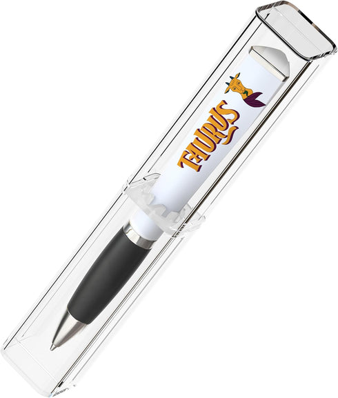 Zodiac Sign Ballpoint Pen (1 Pen, 3-Sided) Gifts for Zodiac Lovers, Horoscope Decor, Cool Astrology Gifts (Taurus Pen