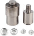 Eyelet Buckle Dies, Hand Press Machine Setter Puncher for Leather Craft Clothing Holepunch 2PCS