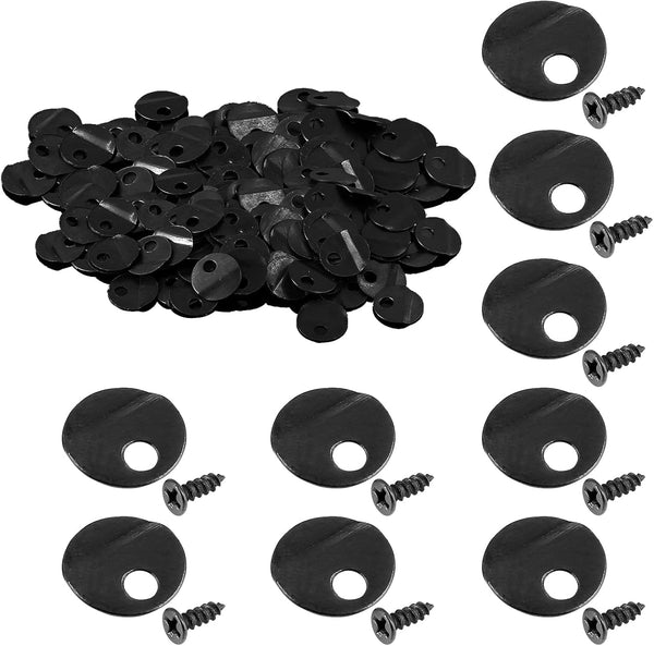 100PCS Picture Turn Button Fasteners, Photo Frame Hardware, Backing Clips with Screws