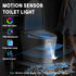 LAVAED 2 Pack Toilet Nights Lights 16 Color Changing,Motion Sensor Activated LED Projection Nightlight USB Rechargeable Toilet Bowl Light Wateproof Cool Gadgets for Bathroom Decor by LAVAED