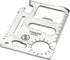 SE 11-Function Stainless Steel Pocket Tool - Compact Multi-Tool with Leatherette Case for Camping, Hiking - MT908-1