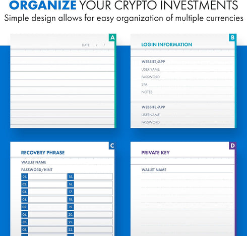 Storium Crypto Seed Phrase Storage Notebook, Waterproof Stone Paper, Pocket Size 2-Pack, Secure Cryptocurrency Backup