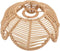 Gralara Imitation Rattan Lamp Shade Woven Lampshade Lotus Flower Shaped Floor Lamp Cover