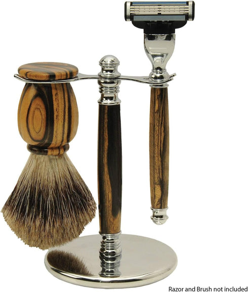 Penn State Industries Premium Woodturning Shaving Brush and Razor Stand Kit