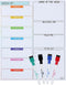 Mr. Pen Magnetic Dry Erase Weekly Calendar for Fridge, 14.7 x 11.8", Weekly Planner Whiteboard, Magnetic Weekly Board.