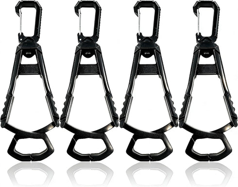 YAKOTAKI 4Pcs Glove Clips for Work Glove Holders, Powerful Bite Glove Holder for