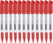 Fine Tip Dry Erase Markers, 12 Pack, Red, Bulk for Kids, Adults, Ideal for Classroom, School, Office
