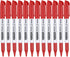 Fine Tip Dry Erase Markers, 12 Pack, Red, Bulk for Kids, Adults, Ideal for Classroom, School, Office