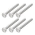 Hex Bolts (M10-1.5x100mm) 6Pcs, 304 Stainless Steel Fully Threaded Hex Head Screws for Furniture Repair