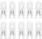 12Vmonster 10 Pack Frosted Lense Q75/G9/FR/120V G9 JCD 75 Watt 120 Volt