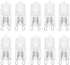 12Vmonster 10 Pack Frosted Lense Q75/G9/FR/120V G9 JCD 75 Watt 120 Volt