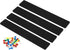 PATIKIL Felt Bulletin Board Bar Strip, 4 Pack Self Adhesive Wall Pin Board with Push Pins for Home Office Decor