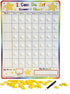 Kenson Kids I Can Do It Reward Chart - Customizable Dry Erase Incentive Chart with 45 Reward Stars and Marker