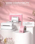 MUNBYN 2.25"x1.25" Thermal Sticker Labels, Pink Self-Adhesive Barcode Label Paper, 1000 Sheets/Roll