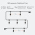 24 Commercial 7 1W Bulbs, Dimmable Brightech Ambience Pro LED String Lights - Ft Grade Patio Lighting Outdoor