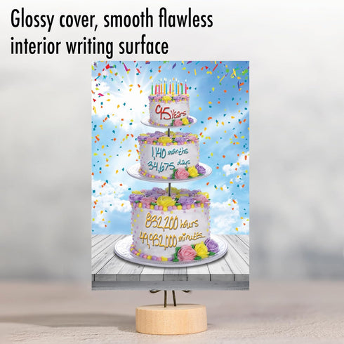 NobleWorks 95th Milestone Happy Birthday Card - Funny Card for 95 Year Old, Senior Citizen Humor, Year Time Count 95