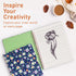 Sweetzer & Orange Cute Spiral Notebooks, College Ruled with Pockets, Hardcover for Women, 80 Double-Sided Pages
