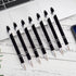 PASISIBICK 12 Pieces Black Ballpoint Pen with Stylus Tip, 2 in 1 Premium Metal Stylus Pen for Touch Screens, Black Ink
