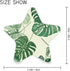 Burbuja 0.2W Monstera Leaves LED Night Light Plug into Wall Star-Shaped Nightlight Dusk to Dawn Auto Sensor for Bedroom