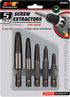 Performance Tool W2964 Fine Threaded Extractor Set, Remove Damaged Fasteners from Wood, Plastic, or Metal