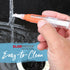 Refillable Touch up Paint Pen Replacement Brush Tips 5-Pack, Touch up Work, Fillable Paint Pens for Walls, Brush Tool