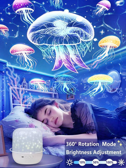 21 Sets 360 Dimmable of Films + Kids Night Light Projector, Projector Night Light for Kids Bedroom, Ceiling, Star