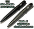 UZI Tactical Bolt Action Pen, Ultra Durable Aircraft Aluminum Ballpoint Writing Tactical Pen in Gun Metal