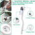 Set Cleaning Brush for Household V Shape Grout Brush, Multi-Purpose Household Cleaning Tools for Kitchen, Bathroom