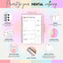 A5) Mental Health Journal Planner | Daily Gratitude, Self Care, Intentions, Affirmations and Nutrition (Rainbow