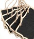 Chalkboard Tags Hanging Wooden Signs, 3.35 x 2.36 Inch Mini Wood Chalkboard Labels (12 Pieces)