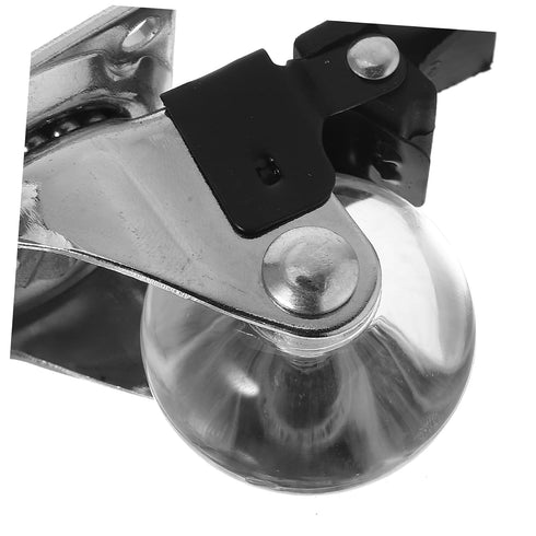 4pcs Cabilock Swivel Caster Wheels for Furniture Coffee Table Swivel Casters for Sofa Bedside Cabinet Floor Protection