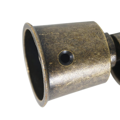 Swivel Caster Wheels, Polished Antique Cup Type Casters, Solid Brass High Load Capacity Universal Furniture Casters for
