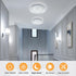 2700K-6500K 36W 3600LM 13.78 Inch Dimmable OOWOLF Flush Mount LED Ceiling Light Fixture, Super Bright Warm/White Light