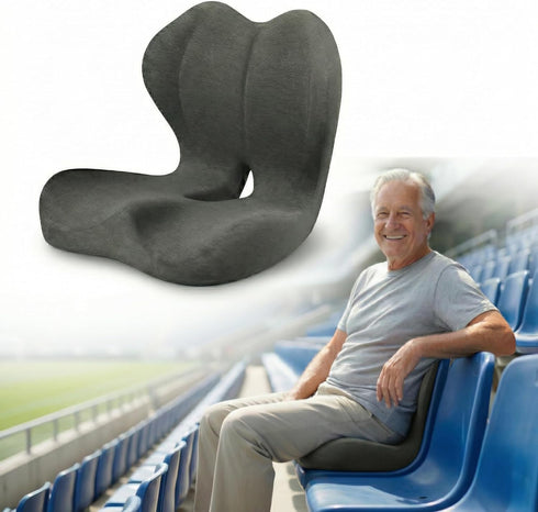 GDGZZCL Stadium Seat Cushion with Back Support for Bleachers & Plastic Seats, Metal-Free