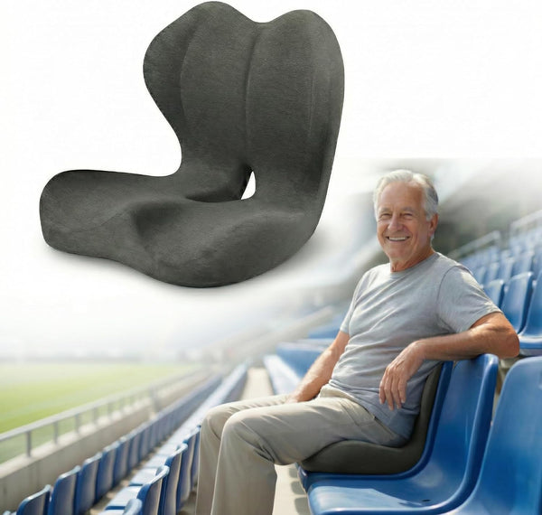 GDGZZCL Stadium Seat Cushion with Back Support for Bleachers & Plastic Seats, Metal-Free