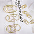 Gold Large Paper Clips,Jumbo Wide Cat 2inch 20pcs Fat Paperclips Non Skid Smooth Wire Rustproof clips for School Office Home by Forlity