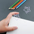 Star Paper Clips, 100pcs Star Moon Design Paper Clips Bookmarks Cute Paper Clips Small Paperclips for Office School Paper Files Organizing