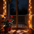 150 Commercial 50 LUCKY SHINE LED Warm White Christmas Lights, Grade Decorative Lighting String Brown Wire FT