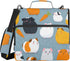 Fisyme Cute Guinea Pigs Carrots Zipper Binder 3 Ring with Zipper and Shoulder