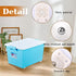 32 PCS Self Adhesive Caster Wheels, Mini Swivel Stainless Steel Paste Universal Wheels for Furniture Storage