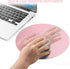 TERRATUTOR Aluminum Mouse Pad - Non-Slip Rubber Base with Micro Sand Blasting Alloy Surface, Rose Round