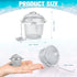 6 Pcs Ultrasonic Watch Parts Cleaner Baskets, Stainless Steel Jewelry Steam Cleaner Basket Mesh Ball Holder