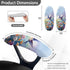 Hummingbird Chair Armrest Dust Cover, Stylish Stretchable Small Chair Arm Rest Pads, Machine Washable Decorative Cover