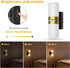 1PACK L LOHAS LED Motion Sensor Night Light, Rechargeable Battery Night Light, Cordless LED Wall Lights,Adjustment