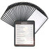 25 Pack 8.5 x 11 Inch Menu Covers, Various Style Menu Sleeves