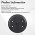 Exircy 2-Pack Floor Foot Switch, Round Black Inline Foot Pedal Switch Step-on-Button Switches for Floor Lamp On-Off