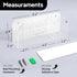 8-Slot Strong Magnetic Dry Erase Marker Holder for Whiteboard, Acrylic Pen Organizer with Glass and Wall Mount