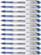 Uni-Ball Vision Elite Stick Rollerball Pen - 0.8mm Bold Point, Blue Ink, 12-Count